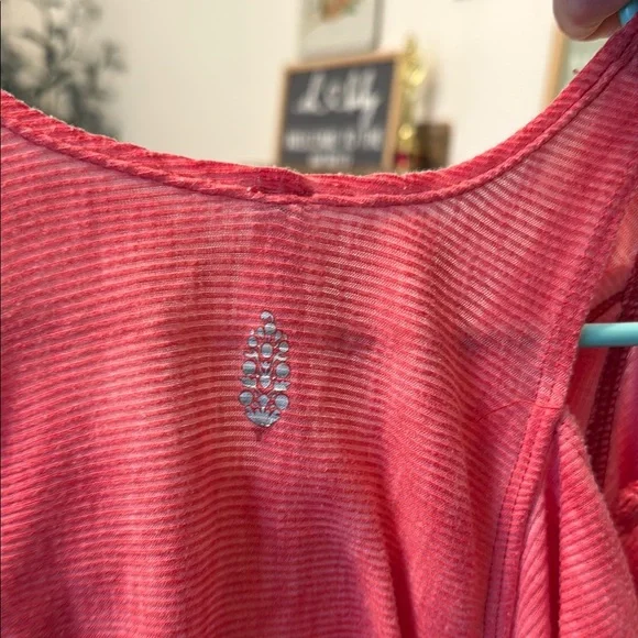 Free people Zenith Pink Long Sleeve SMALL - Picture 6 of 6